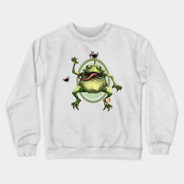 frog Crewneck Sweatshirt by Narizamavizca